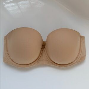 Wacoal Strapless Beige Smooth T-Shirt Bra
